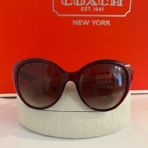 NEW Coach Beveled Edge Cat Eye Sunglasses